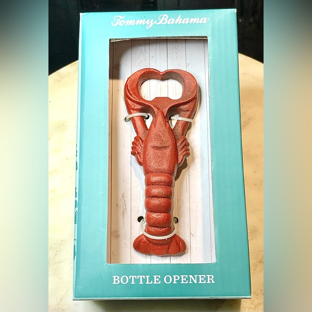 TOMMY BAHAMA BOTTLE OPENER LOBSTER CAST IRON NEW
